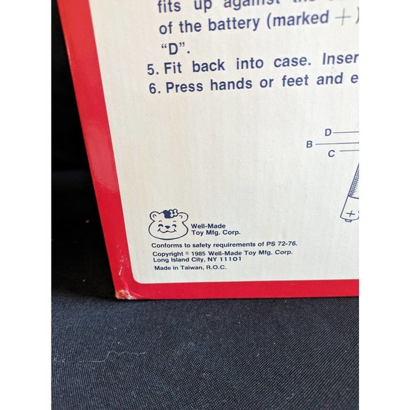 Vintage 1985 Well Made Toy Christmas Santa Musical Lights Plush W Box Works 12” - Picture 3 of 9